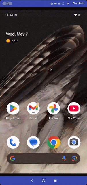 通知上から直接メールを既読にできる