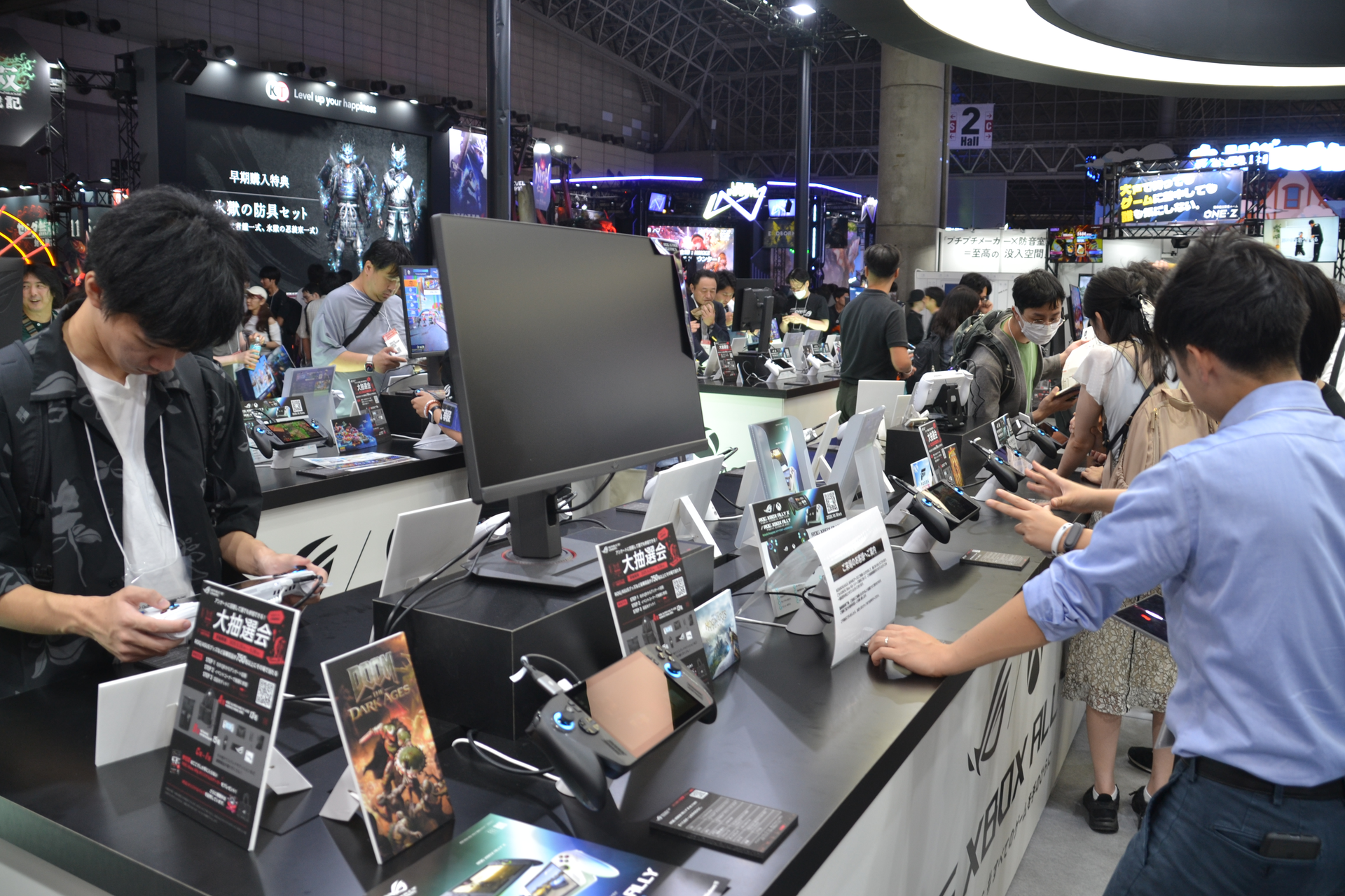 「ROG Xbox Ally」シリーズ両機種を試せる