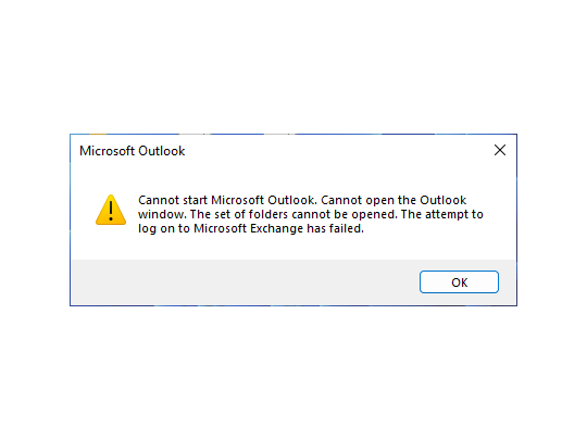 クラシック版「Microsoft Outlook」アプリの起動に表示されることのあるメッセージ