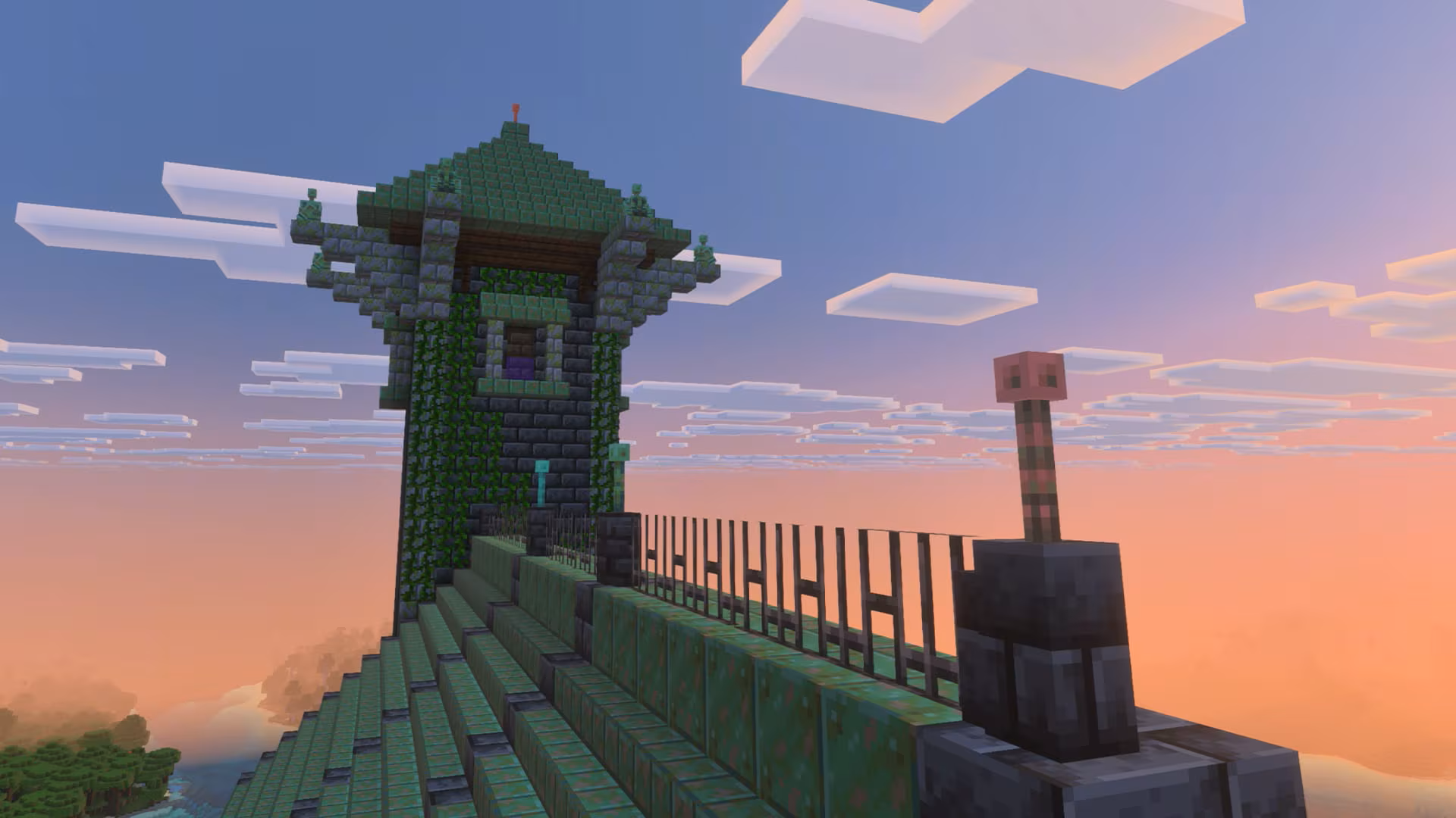 避雷針は錆びるようになった