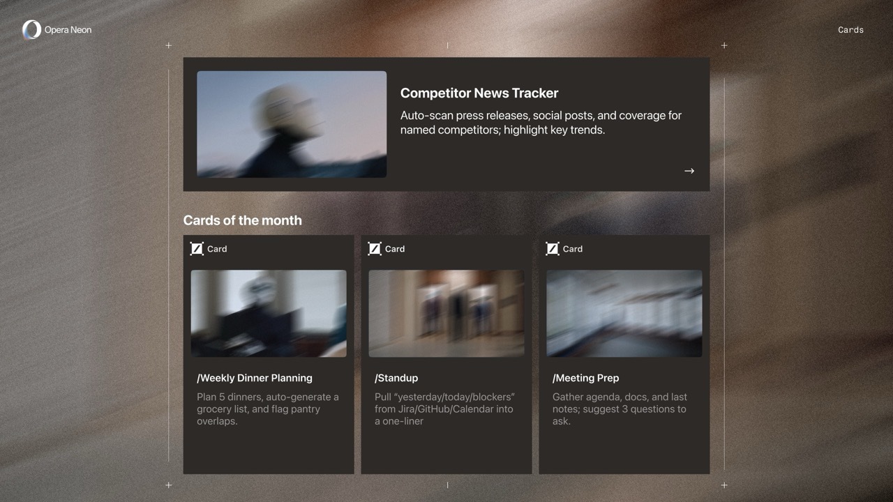 Neonからの応答を調整できる「Cards」機能