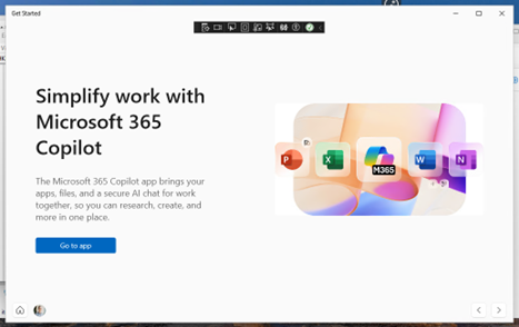 「Microsoft 365 Copilot」アプリの機能を案内する新しいページが追加
