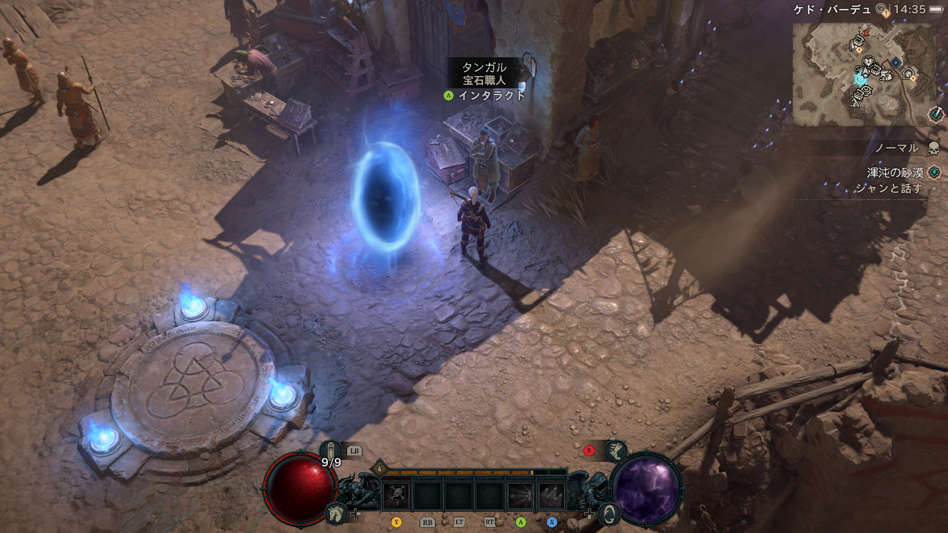 「ディアブロ IV」もゲームパッド操作で快適に動作した