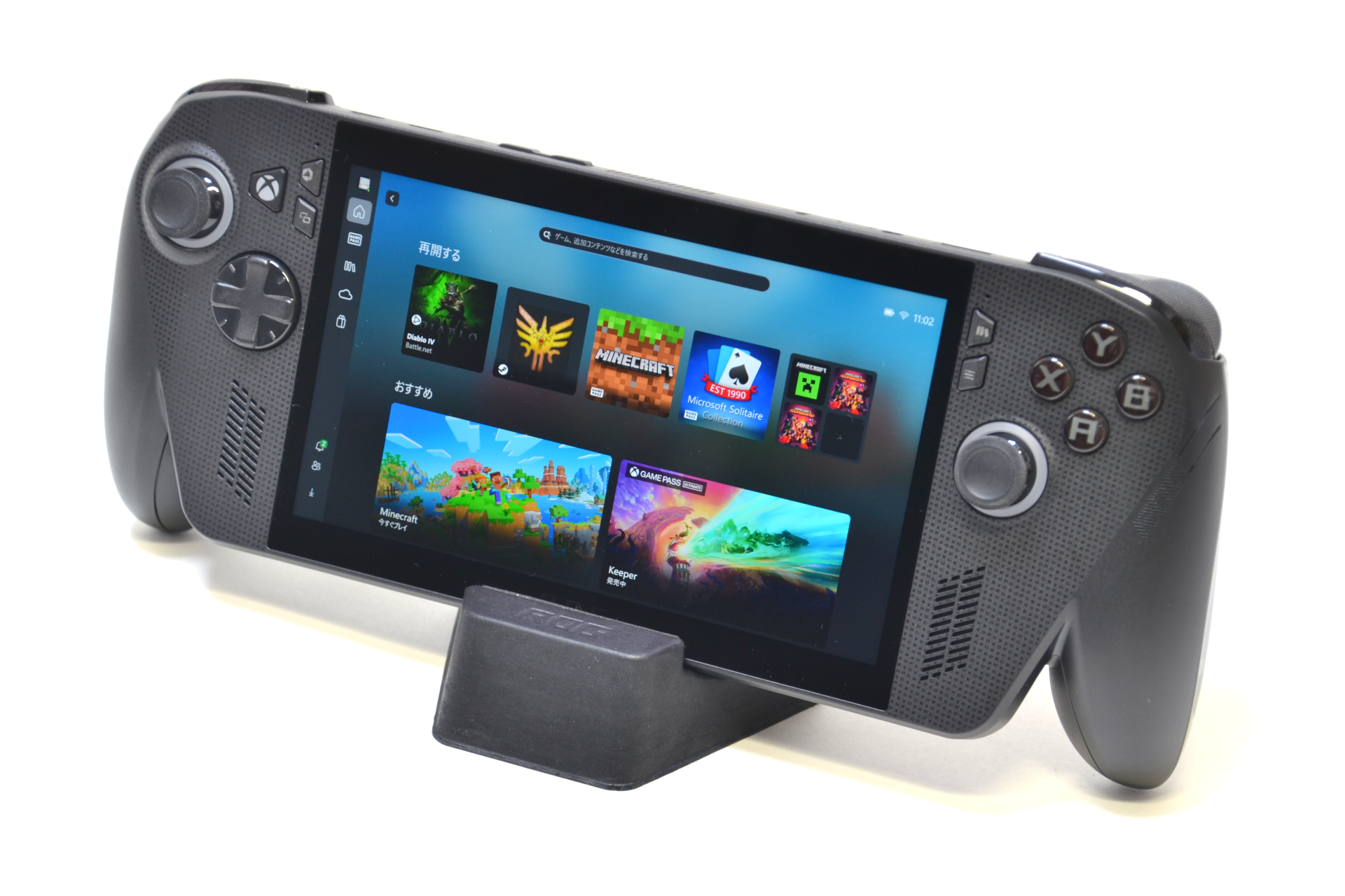 「ROG Xbox Ally X」の実機