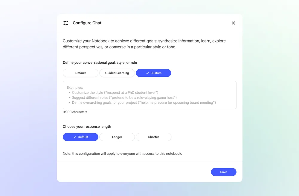 チャットに「目的」「役割」「話し方」などを設定