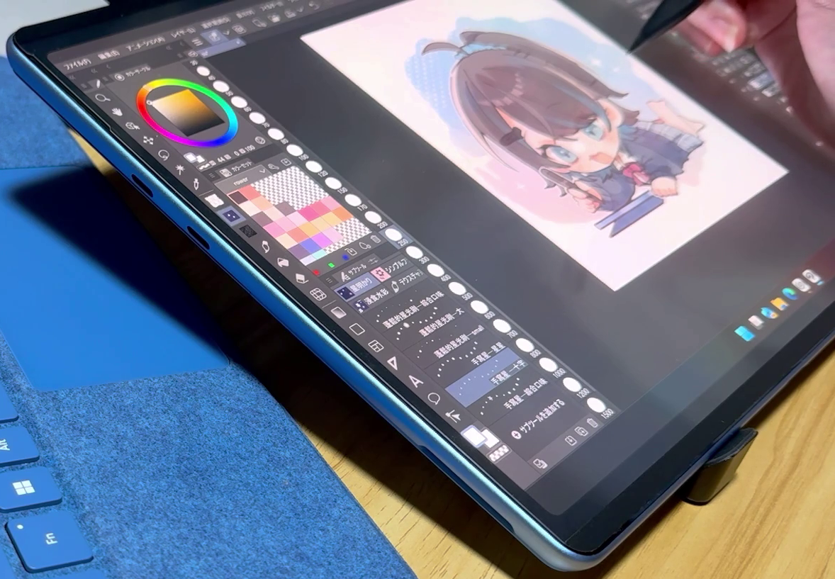 Surface Pro 13インチで仕上げまでバッチリ