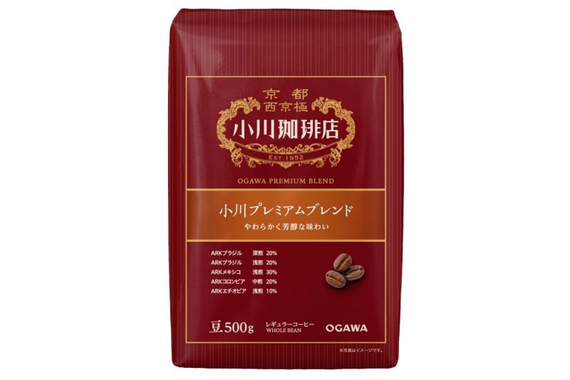 小川珈琲店 小川プレミアムブレンド 豆 500g