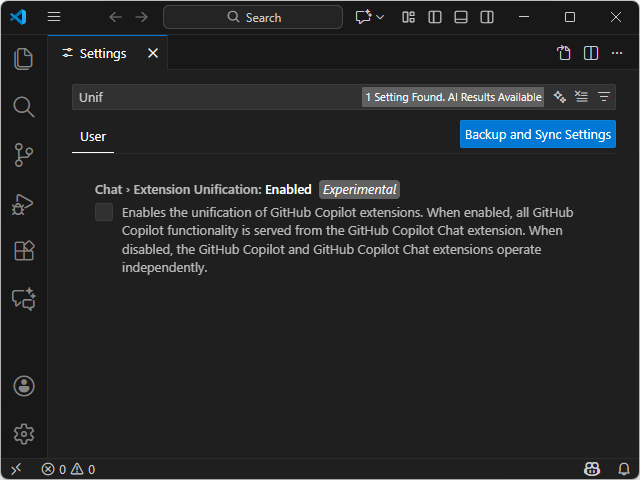試験フラグで統合を無効化