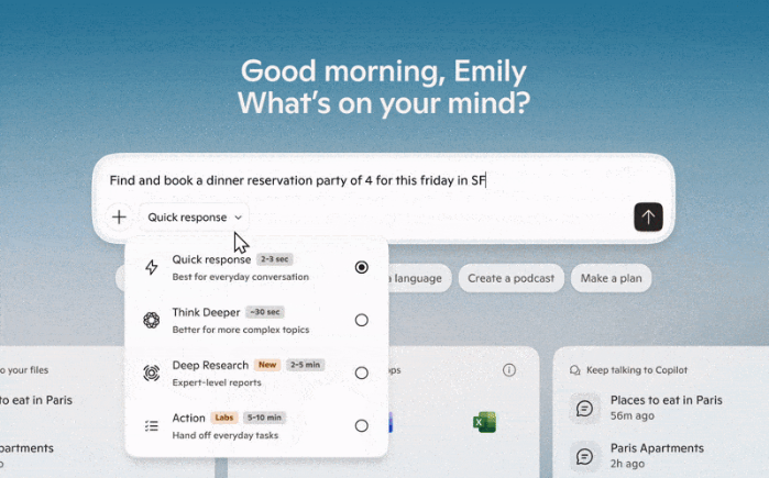 「Copilot on Windows」に「Copilot Actions」、依頼したPC操作をユーザーに代わり実行してくれる
