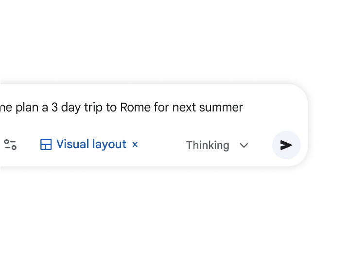 「Thinking」を選択することで「Gemini 3 Pro」が利用可能に