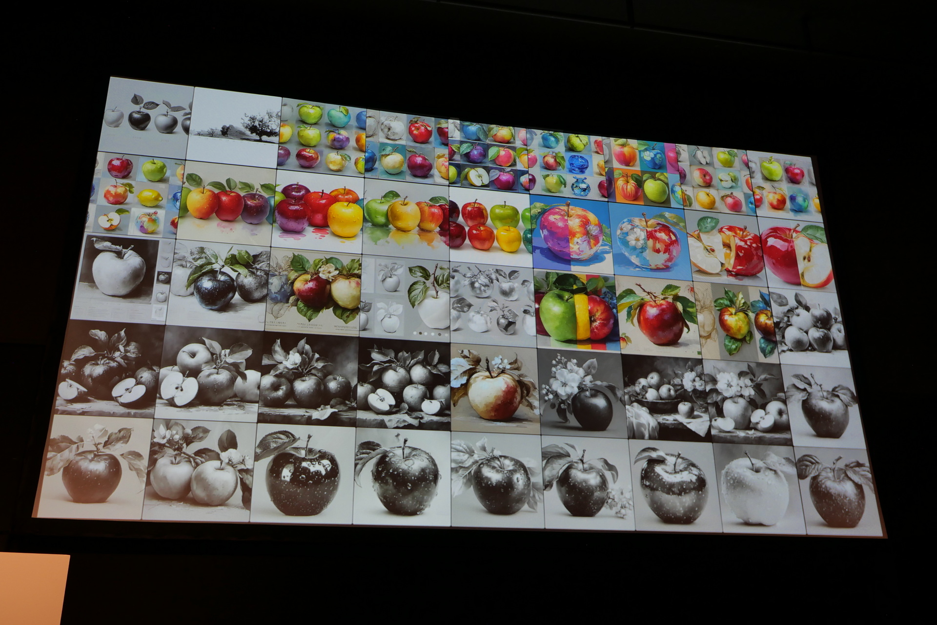 その一方、いまは自分が思い描く完璧な絵画がAIを使って一瞬で現実のものとなるが、これは本当に正しいことなのか、疑問もあるとする