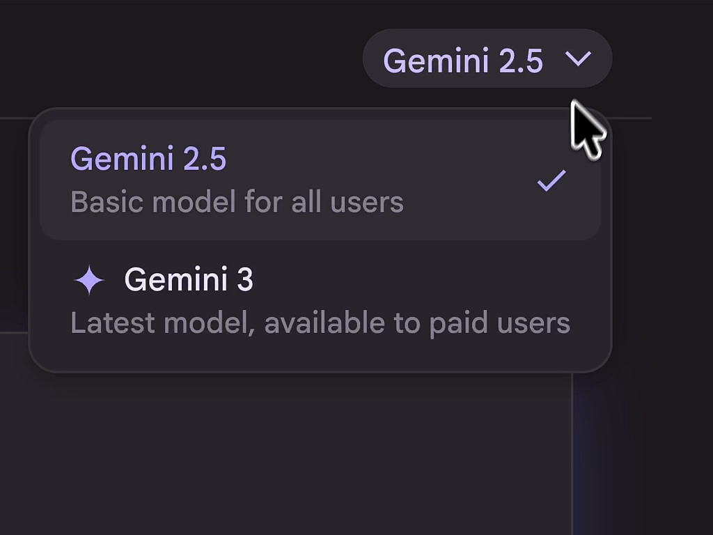 「Gemini 3 Pro」への切り替えはモデルピッカーから。「Google AI Ultra」「Google AI Pro」プランで提供
