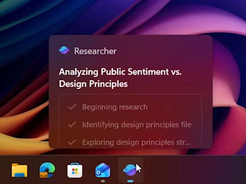 マウスオーバーでタスクの内容と進捗状況を示すホバーカード