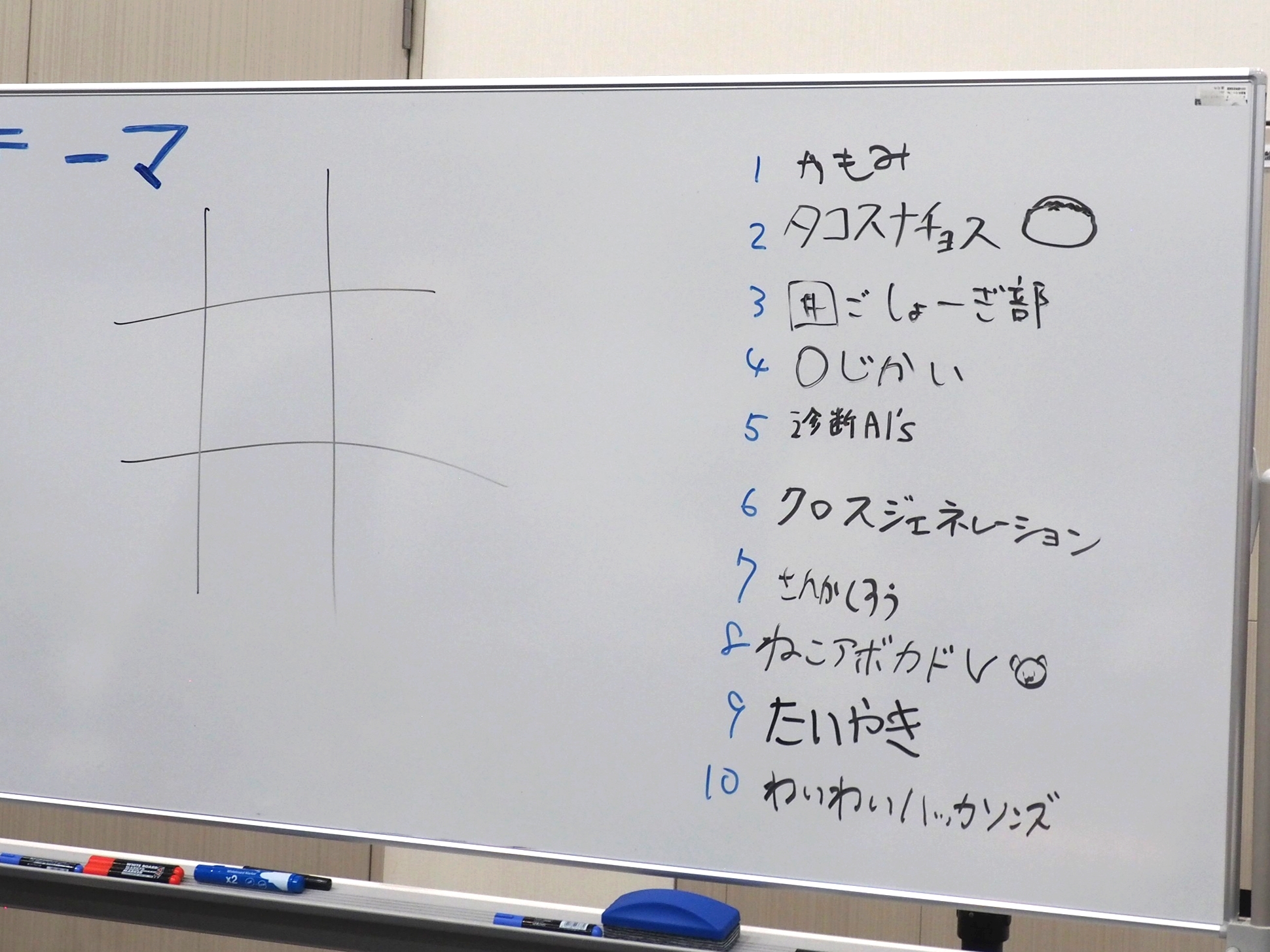 最終発表の順番はこう決まった