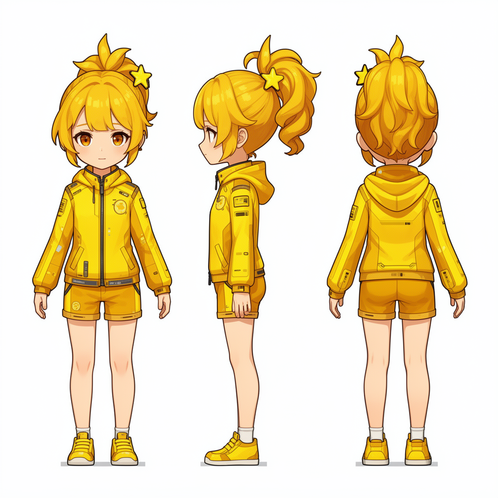 デフォルメされたちびキャラ版メイ・ソレイユ