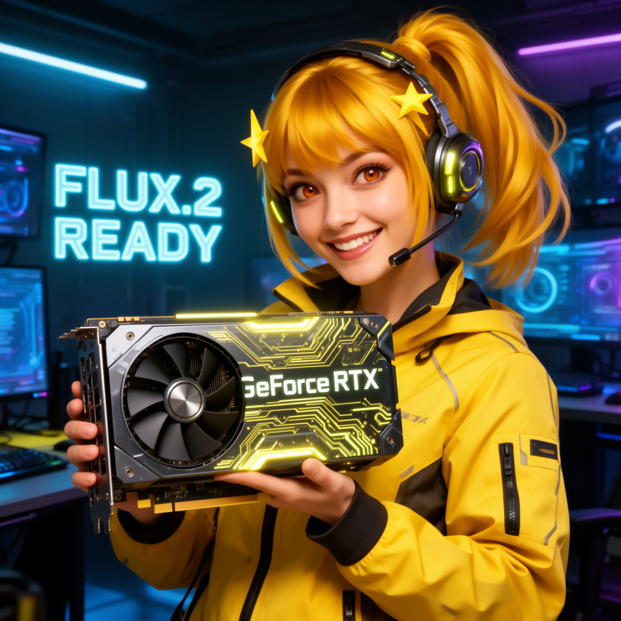 生成されたGeForce RTXを持つメイ・ソレイユ