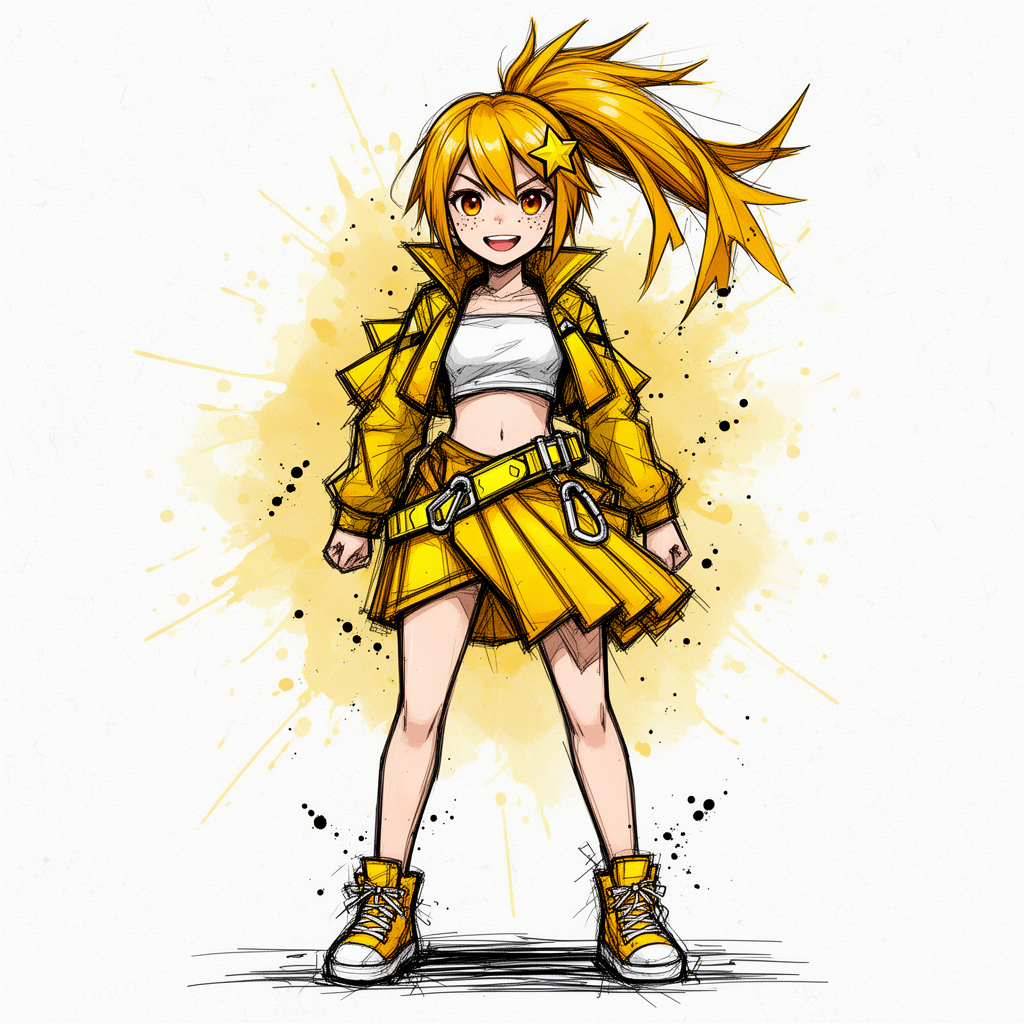 主線を荒々しくしたメイ・ソレイユ