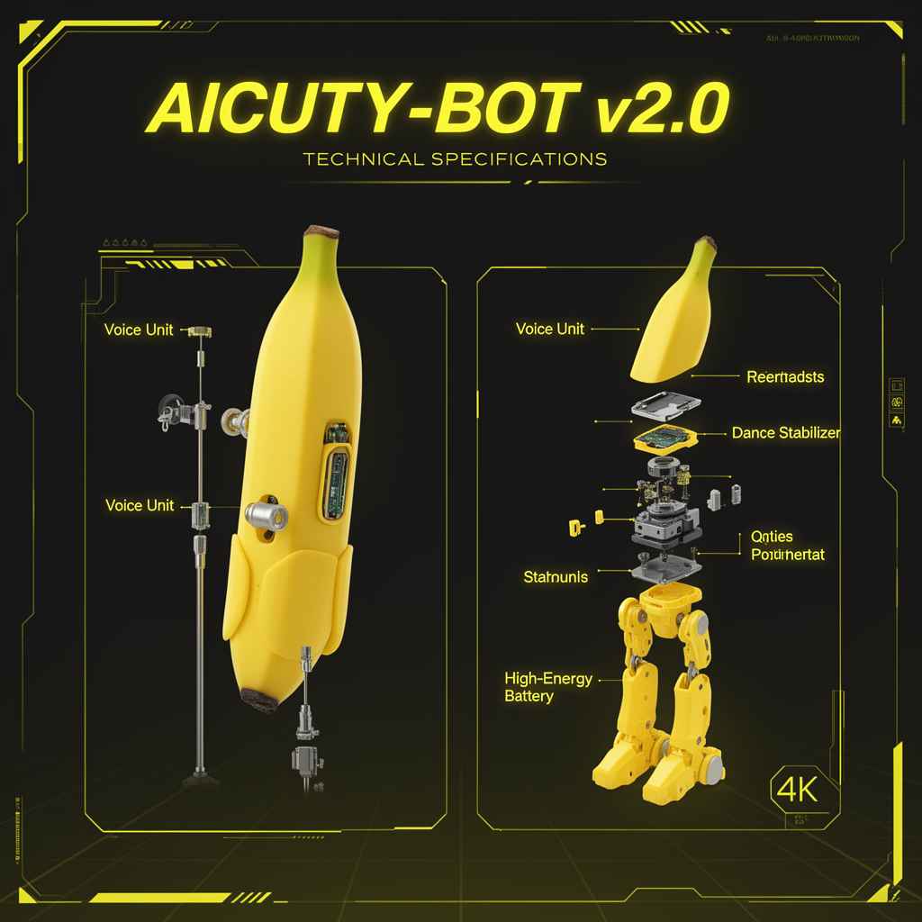 生成されたAICUTY-BOT v2.0の分解図