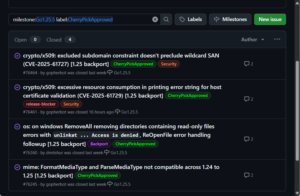 Googleが開発するオープンソースのプログラミング言語「Go」にセキュリティ修正
