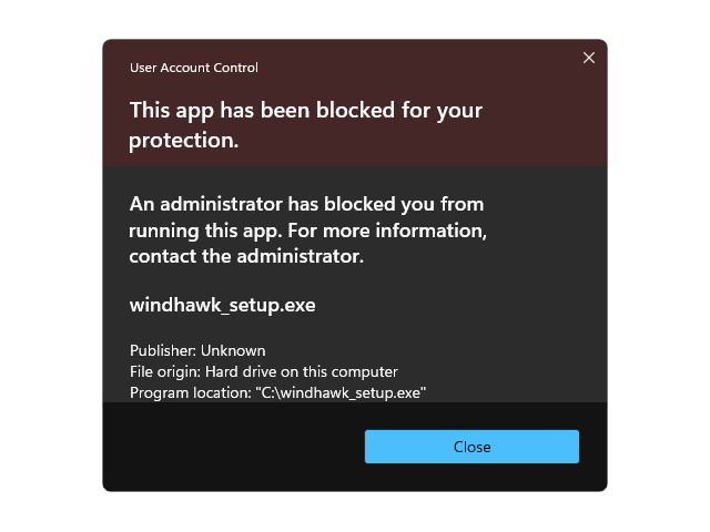 「Windhawk 1.6.1」でインストールがUACによってブロックされてしまう問題は解決