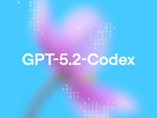 OpenAI、「GPT-5.2-Codex」を発表