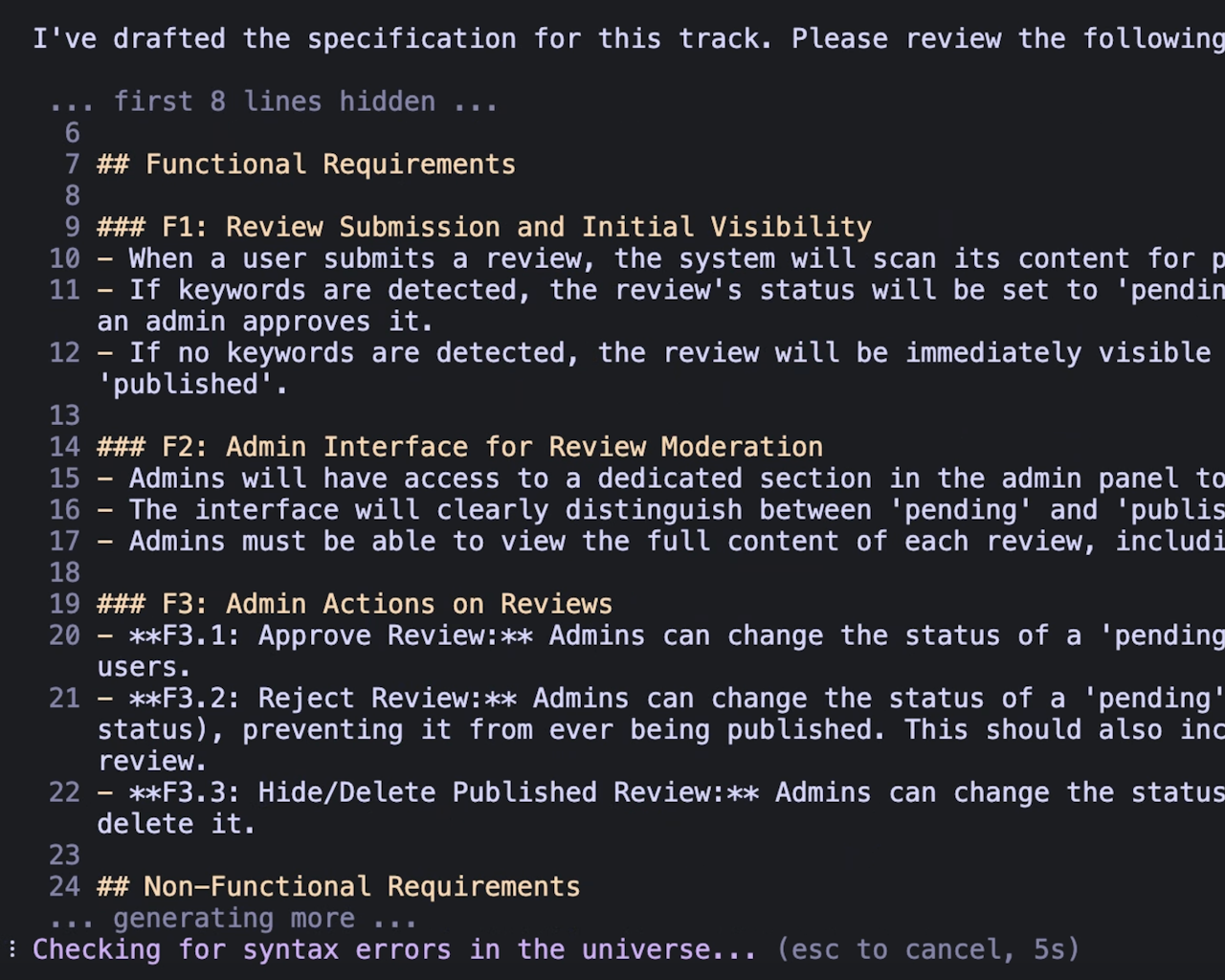 それぞれの開発タスクは、“トラック”で管理