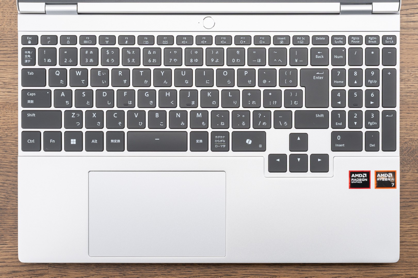 Copilotキーももちろん用意されている