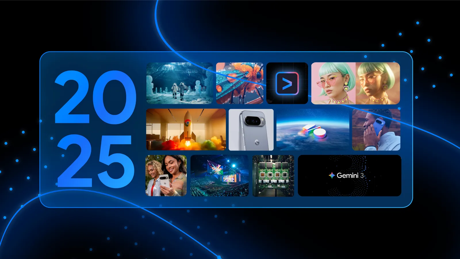 Google、2025年に発表されたAI関連の発表60選を公開