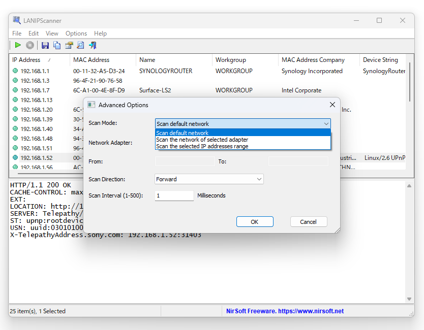 ［F9］キーを押して［Advanced Options］ダイアログへアクセス