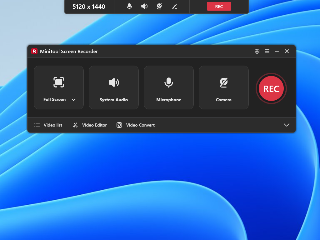 完全無料、録画時間の制限やウォーターマーク（透かし）の強制挿入、広告やバンドルアプリなしで気軽に利用できるスクリーンレコーダー