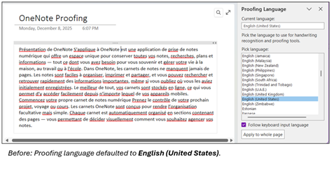 キーボード入力設定が英語に設定されている場合