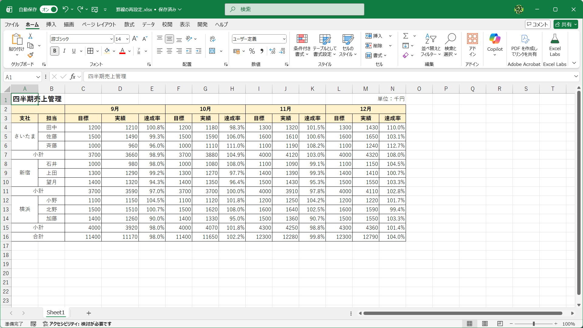 設定済みの背景色や罫線をクリアしたい場合にどのように操作しますか？