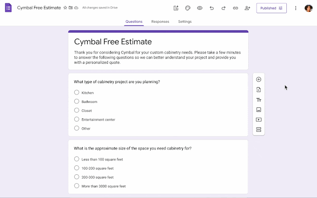 「Google Forms」で回答の締め切り日や回答数の上限を設定できるように