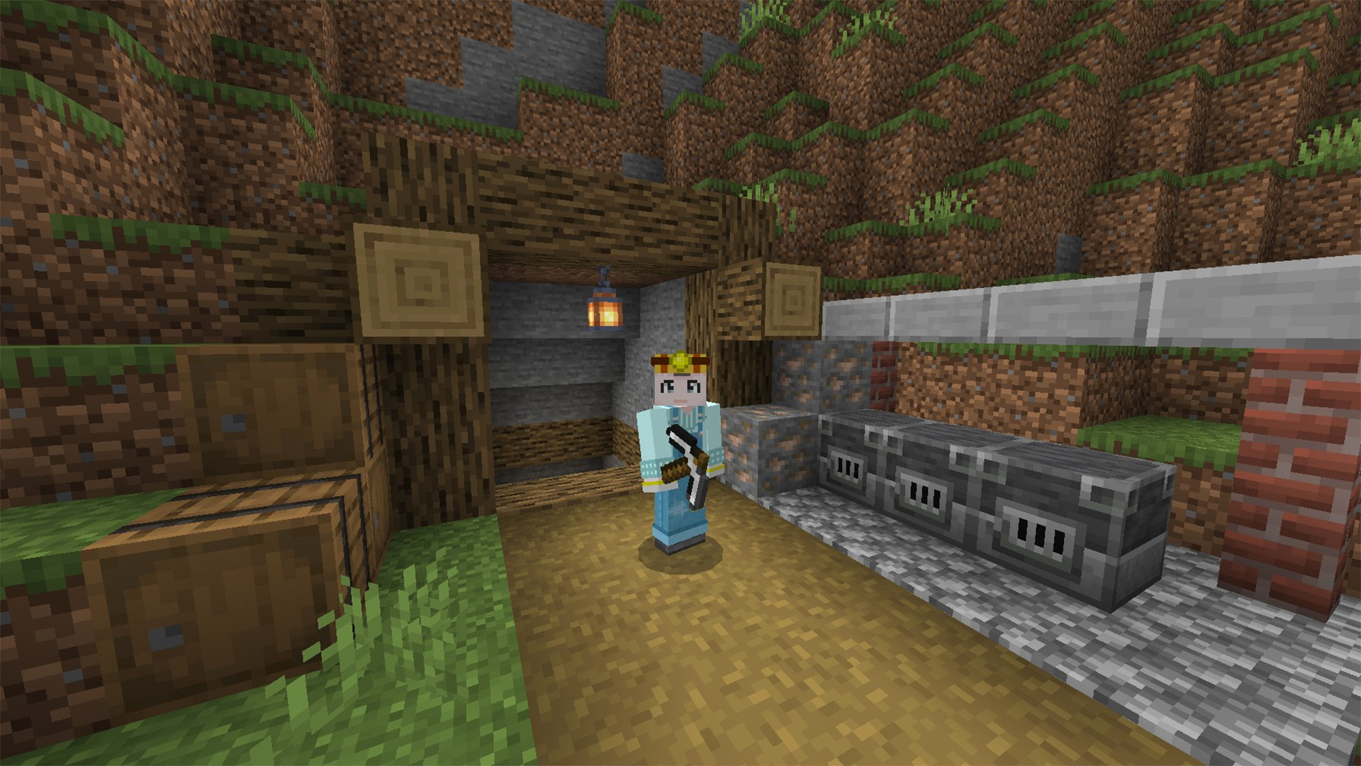 鉱員のスキンは地下暮らしが長いせいか肌が真っ白