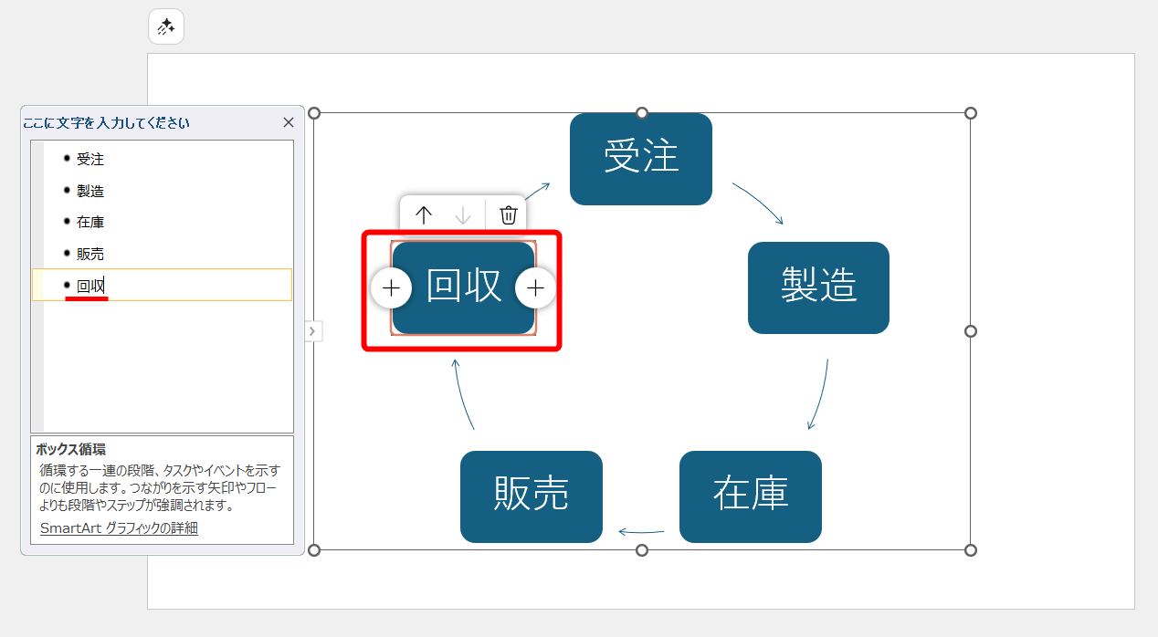 テキストに連動して図版を更新できる