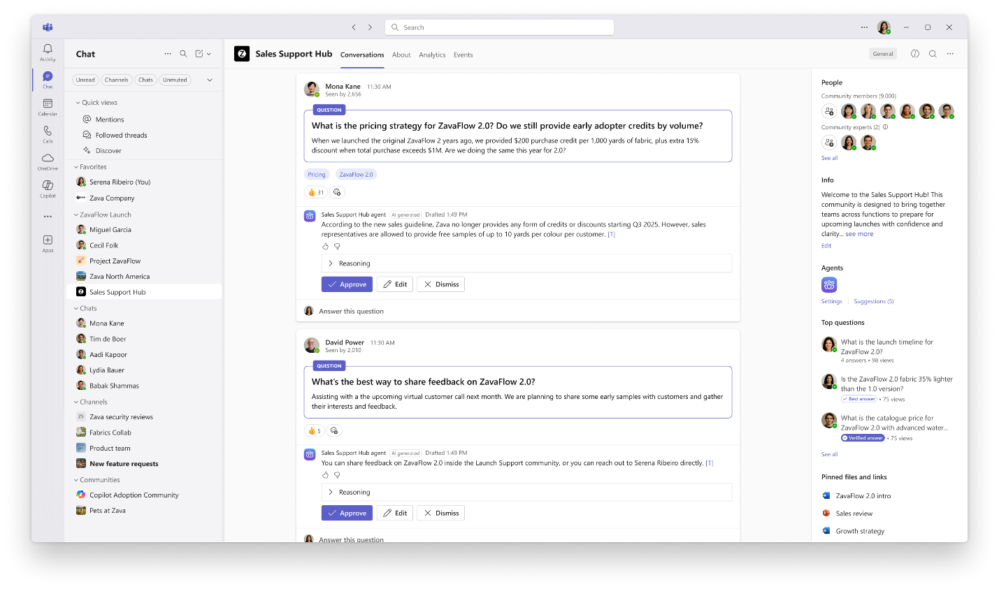 「Microsoft Teams」に「Viva Engage」コミュニティが統合