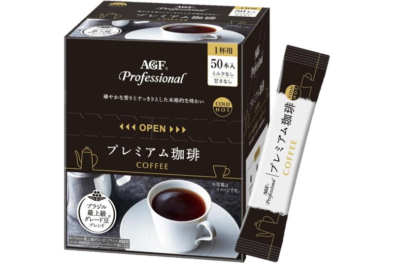 AGFプロフェッショナル プレミアム珈琲 1杯用 50本