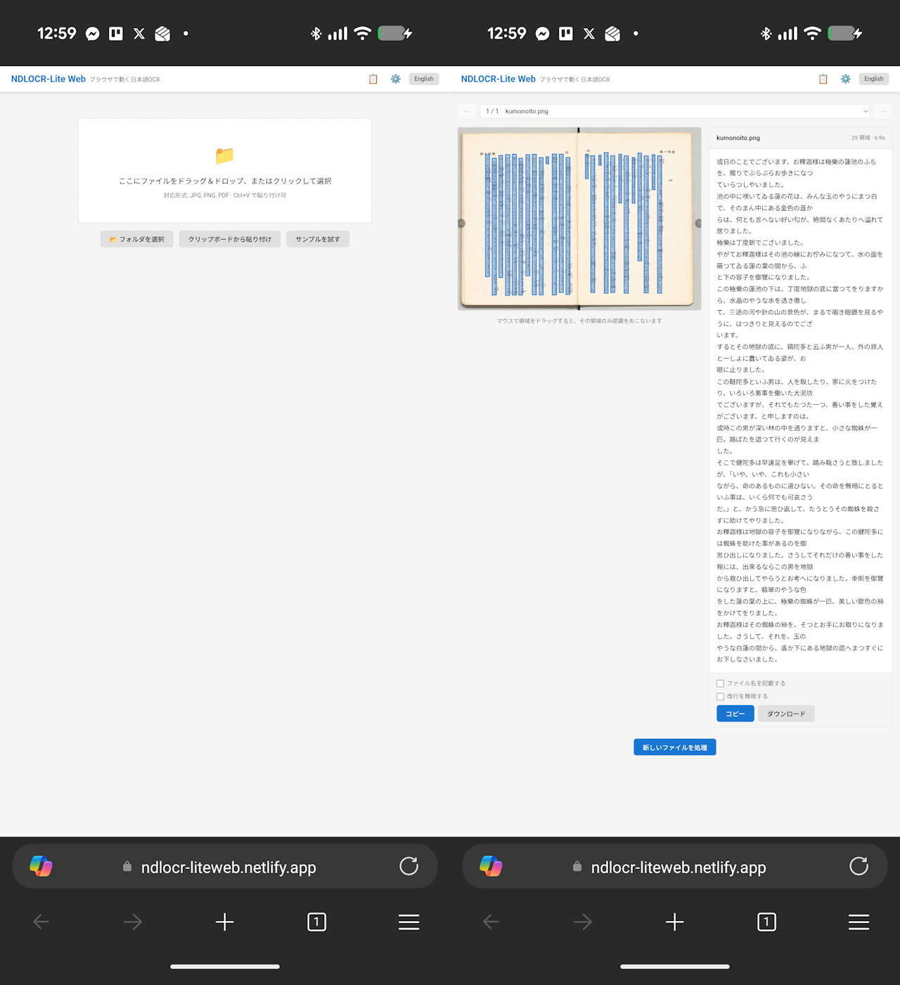 最適化されていないようですが、デバイスによってはちゃんと動きます（Pixel 10 Foldで確認）