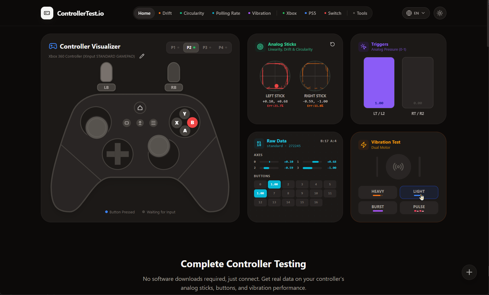 「ControllerTest.io」