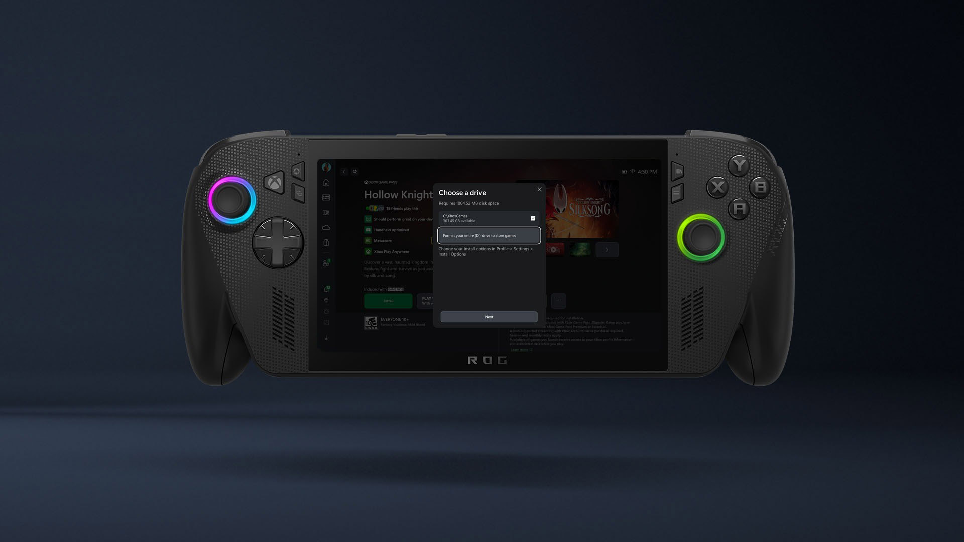 「ROG Xbox Ally」シリーズのアップデート