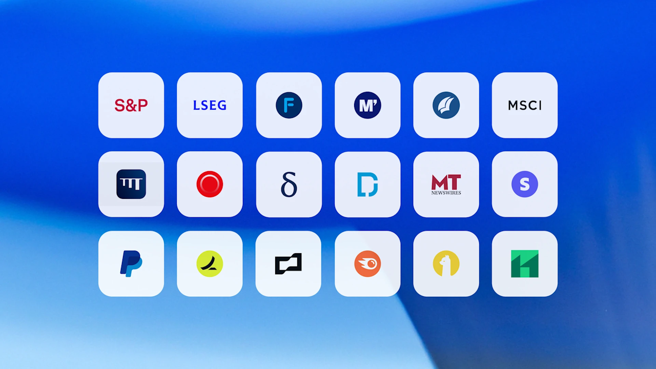 信頼できる金融データをソースとして利用