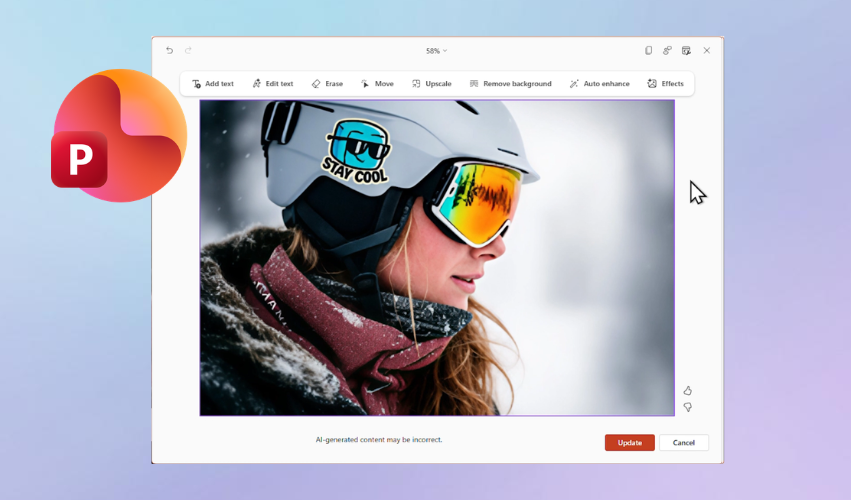 「PowerPoint」で背景削除やアップスケールなどの画像編集が可能に