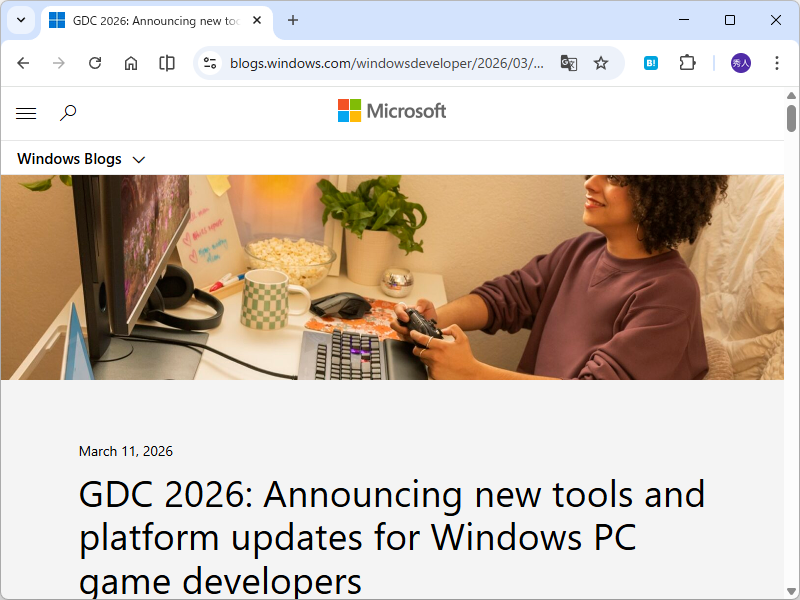 同社のアナウンス
