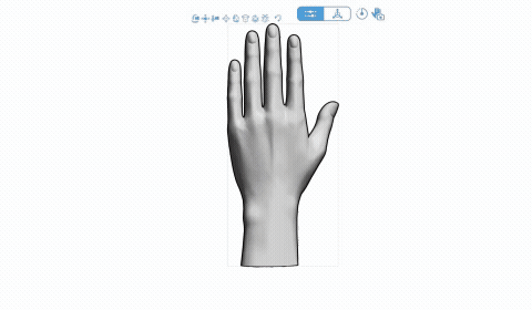 高品質な3Dハンドモデル