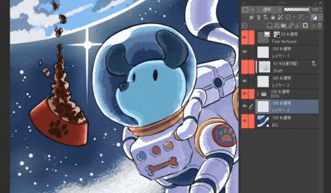 見えないレイヤーの一括削除
