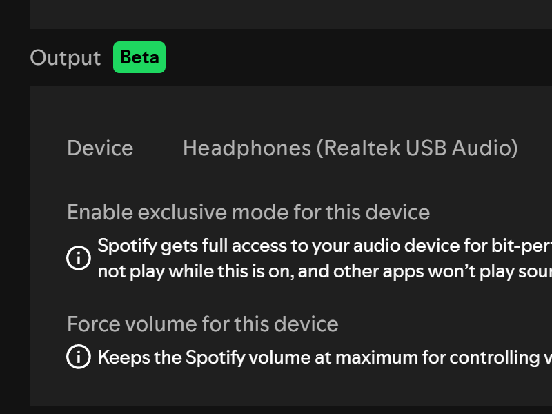 Windows版「Spotify」アプリに「専用モード」