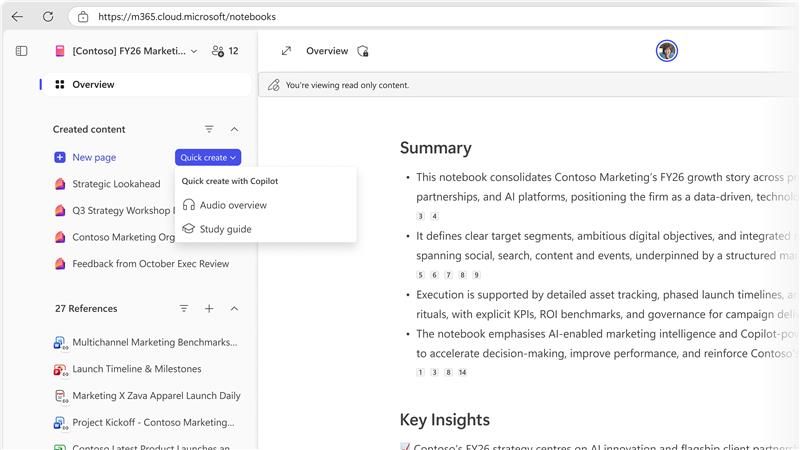 クイック作成（Quick Create）