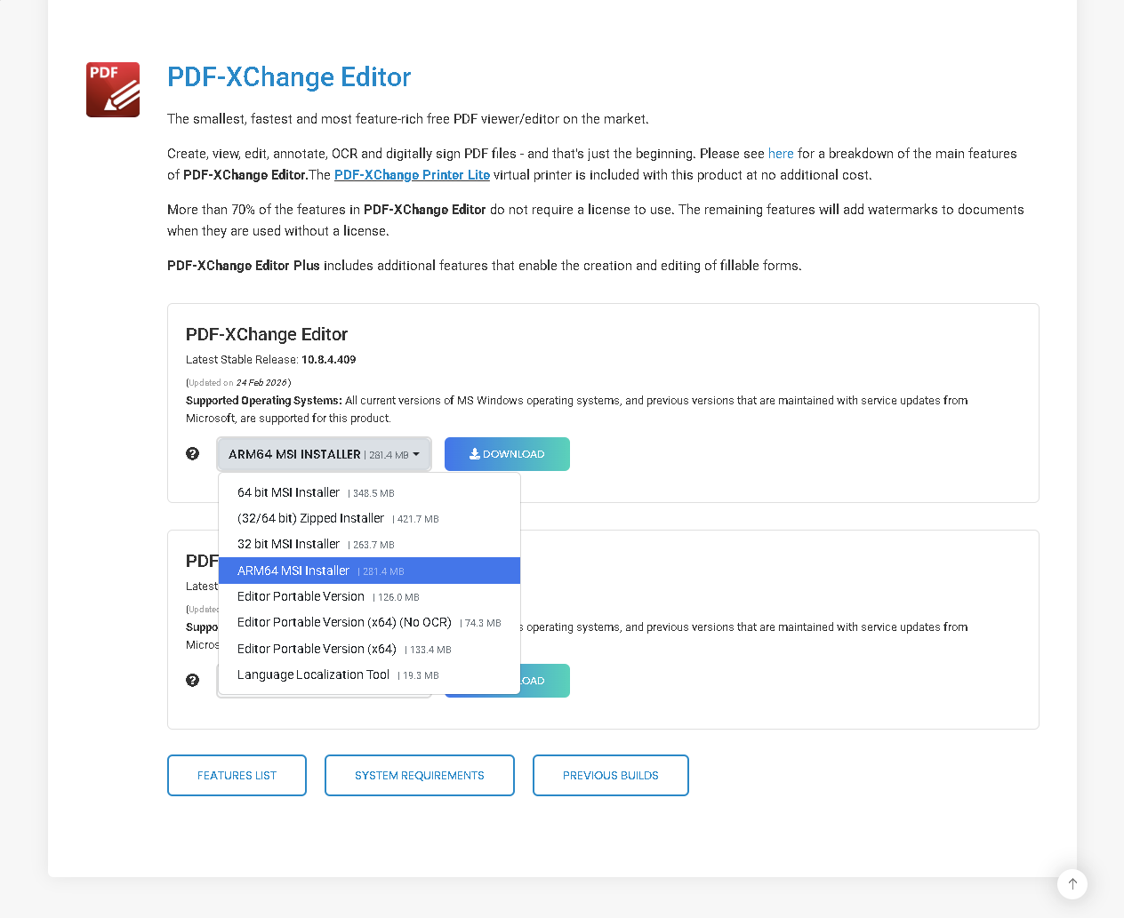 「PDF-XChange Editor」