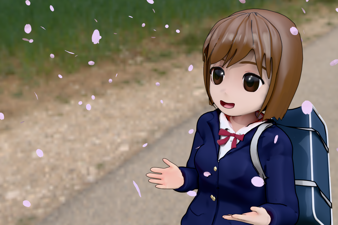 「Blender 5.1」の新ノードによるイラスト風エッジレンダリング