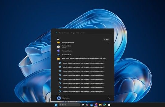 Windowsの［スタート］画面で以前に接続したリモートPCを検索